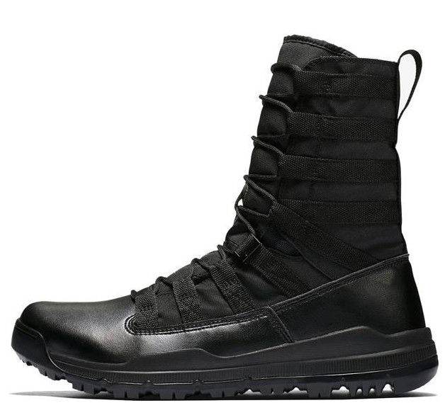 17 onces de nylon supérieur en cuir véritable de bottes militaires ont renforcé la vitesse tactique extérieure noire