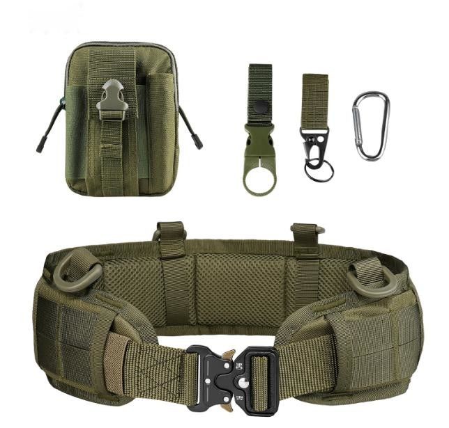 Мультифункциональный тактический пояс для талии, тактический пояс MOLLE для военных энтузиастов и полевых боев