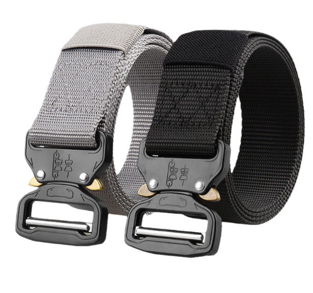 Cobra Tactical Belt, Nylon-Style Woven Belt, Multi-Function Training Belt voor mannen, Outdoor Versatile Belt