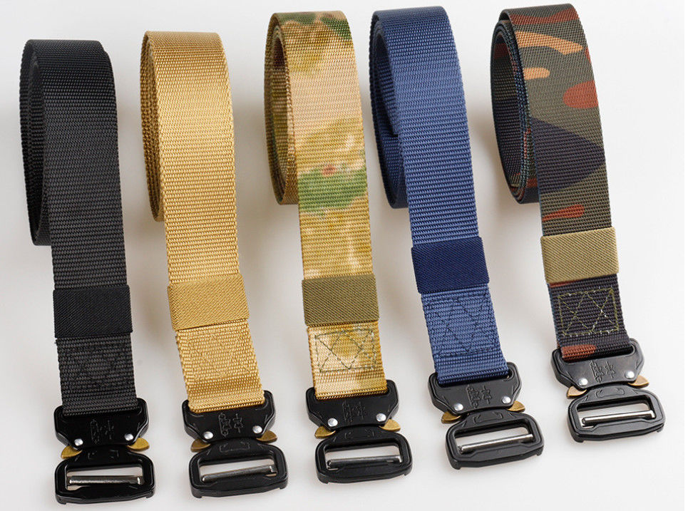 Cobra Tactical Belt, Nylon-Style Woven Belt, Multi-Function Training Belt voor mannen, Outdoor Versatile Belt